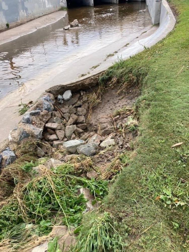 Hilltop Park Damage